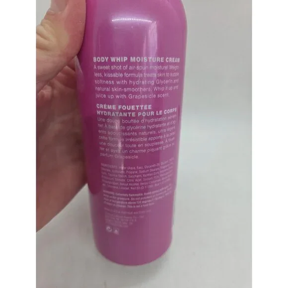 Victorias Secret Beauty Rush Grapesicle BODY WHIP Moisture Cream 10.6 Oz Unused